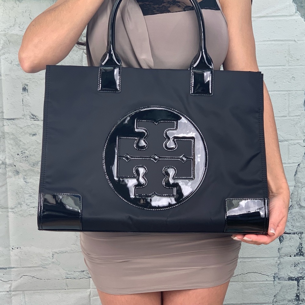 NWT Tory Burch Nylon Ella tote laptop bag - Picture 2 of 8